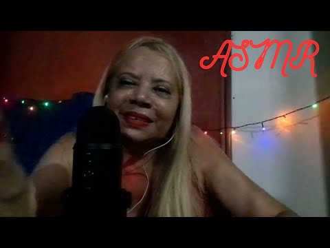 ASMR : Massagem no  couro cabeludo e passando o pincel no seu rosto. para relaxar.💤💤😴