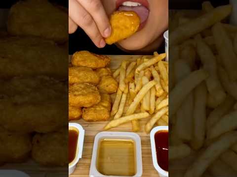 MCDONALD’S CHICKEN NUGGETS #asmr #foodasmr #fastfood