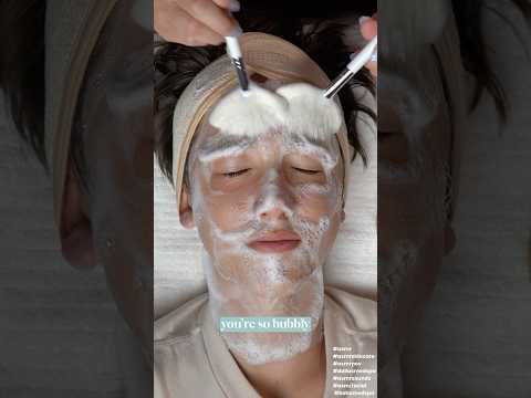 ASMR Facial Bubble Bath