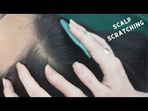 ASMR Head Scratching And Massage With Tools, Sounds Of Snoring, Breathing Noise For Relaxation