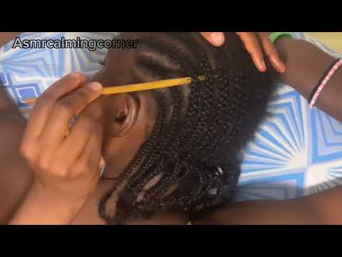 Asmr come let me aggressively Intensely scratch and massage your scalp, nitpicking your forehead