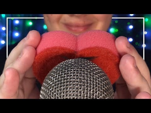 ASMR Intense Heart Sponge Sounds! ♥️ (No Talking)