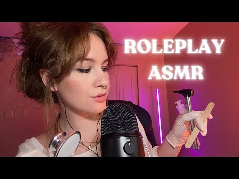 Roleplay ASMR | Medical checkup with doctor tools & latex gloves