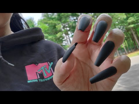 Public ASMR✨Outdoor Lofi Tapping Scratching Collab w/@ASMRJADE