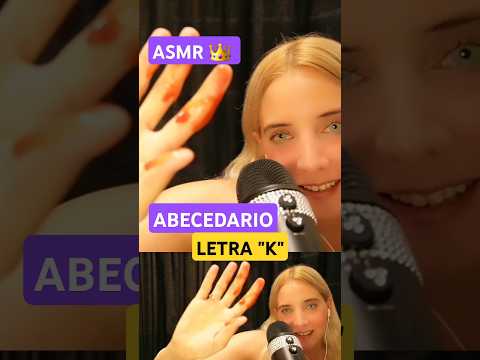 ASMR ABECEDARIO LETRA "K" #ASMR #asmr #asmrespañol #asmrargentina #relax #dormirbien #abecedario