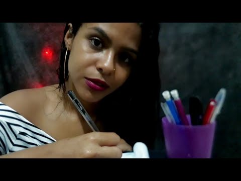 ASMR FAZENDO SEU CADASTRO - ROLEPLAY