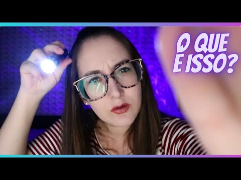 ASMR - TEM ALGO ESTRANHO NO SEU ROSTO 🧐 | Atenção Pessoal