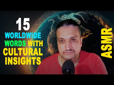 15 UNIQUE words  in different languages, each paired with cultural facts [ ASMR soft spoken ]
