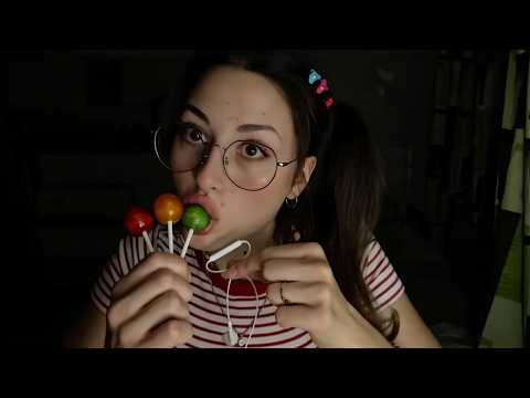 🍭Lollipop🍭 Licking and Mouth Sounds ASMR NO TALKING