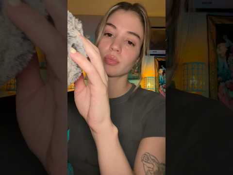 ASMR fluffy mic scratching ☺️ #asmr