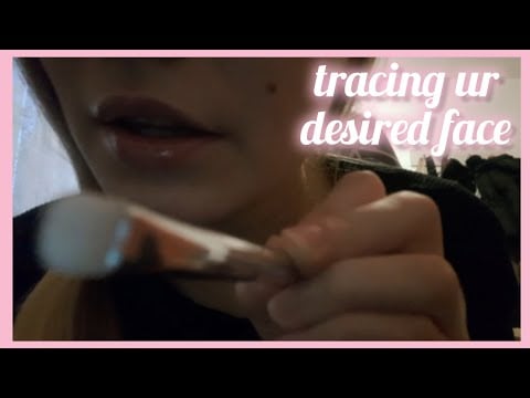 lofi asmr | tracing your desired face 💗 [roleplay, personal attention]