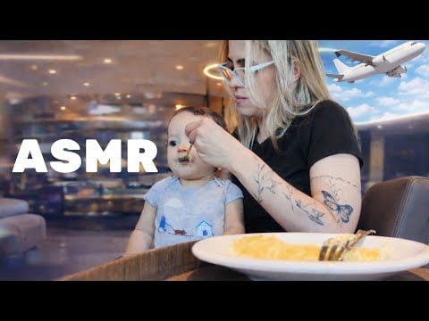 ASMR VLOG: viagem para Madrid ✈️ como foi voar 10h com bebê 👶