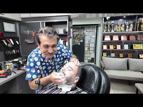 Relaxing ASMR Barber Session | Haircut, Facial & Head Massage