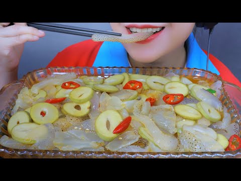 #Shorts Eating jellyfish x mango Linh asmr