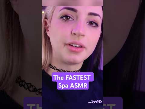 The FASTEST ASMR Spa! #asmr #shorts