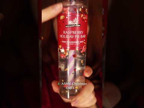 Smell like a Raspberry Pie Bar 🥧 #asmr #asmrcomfort #asmrchristmas