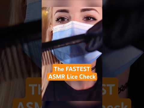 The FASTEST Lice Check ASMR #asmr #shorts