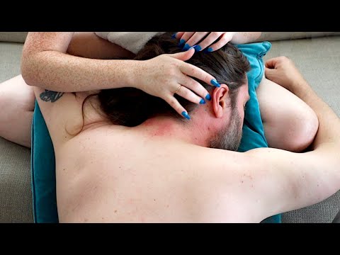 ASMR Sleep Treatment | Nape & Ear Tracing (no whisper)