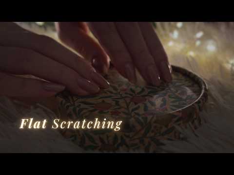 ASMR Smooth & Flat Scratching🍨 Calm & Gentle Tingles🤍 (No Talking, No Mouth Sounds)