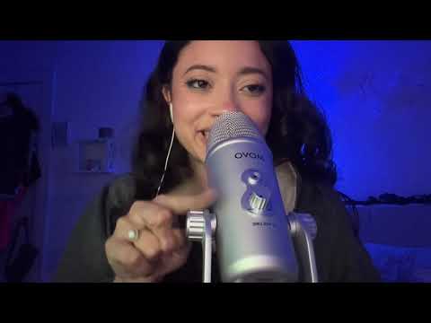ASMR- CLICKY LOFI CHAOTIC INAUDIBLE WHISPERING✨