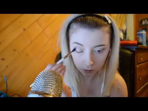 ASMR - Doing my Makeup ♡ Whispering, Tapping, Scratching & Brushing