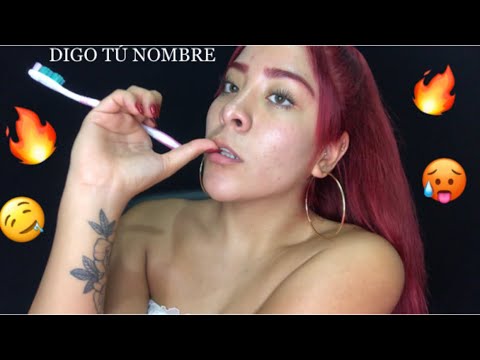 🤭🔥ASMR| SUSURRÓ TU NOMBRE BIEN RICO🤭🔥