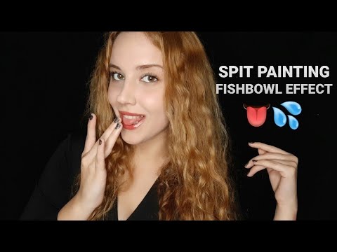 TÜRKÇE ASMR | SPIT PAINTING & FISHBOWL EFFECT