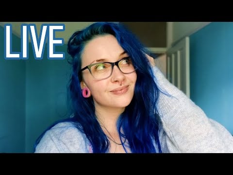 ASMR LIVE | Eating Spicy Saucy Chicken Wings & SNACKS | Random ASMR Triggers, Chat & Chill 😋