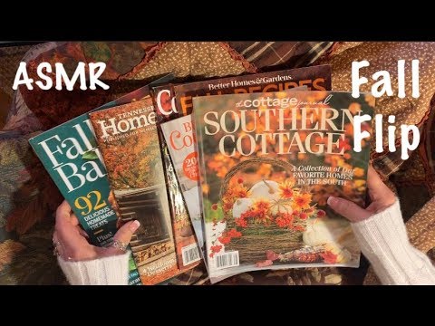 ASMR Fall Magazine  Flip/Page turning of quality fall magazines (No talking)