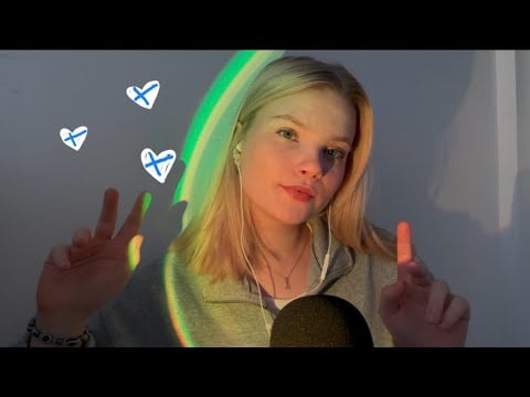 ASMR trigger words in FINNISH & hand sounds 🇫🇮🤍