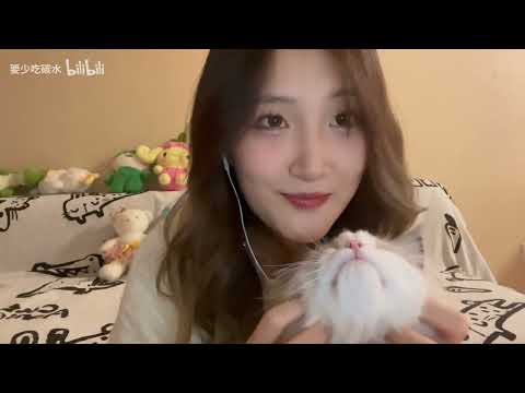 ｜Cat snoring｜Straw｜Brushing the microphone｜trigger sounds~Long video to help you sleep well~