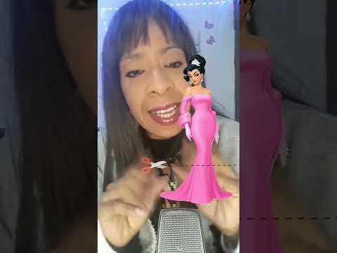 ASMR VESTIDO DE PRINCESA #short #shorts