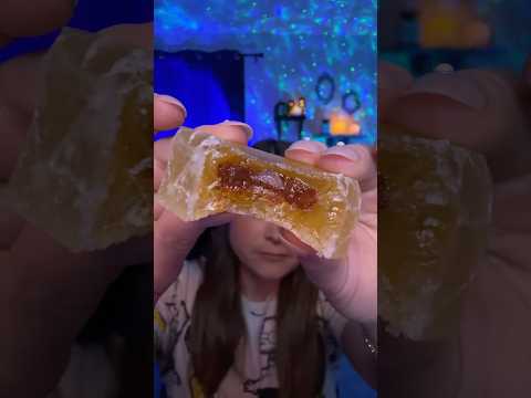 Silent Edible Crystal Taste Test #asmr #satisfying #candy