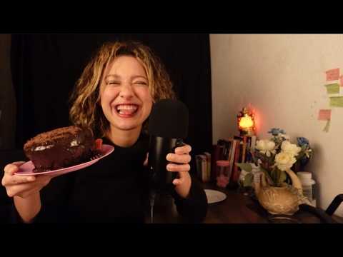 ASMR Vlog | Bolo de Chocolate do Meu Aniversário (voz suave)
