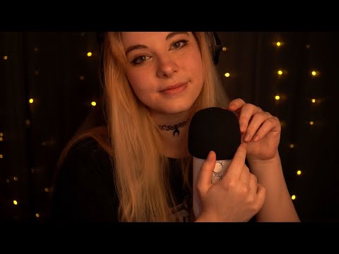 ASMR | whispered ramble - blue yeti, mic cover sounds, life update