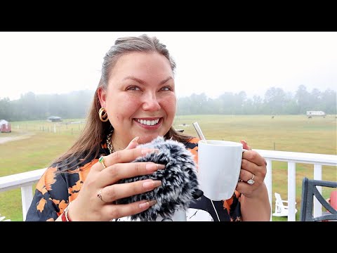 ASMR on the FARM🐮(nature sounds🍃💦💨)