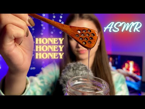 ASMR🎙️✨HONEY🍯👅 MOUTH SOUNDS👄☺️for your sleeping😴💤