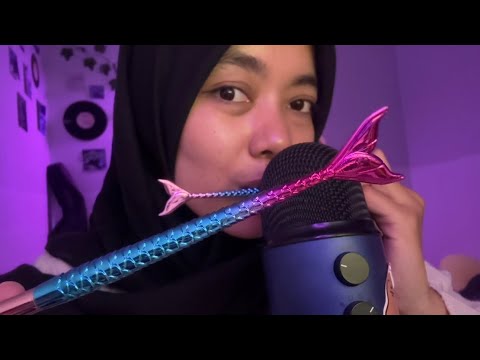 ASMR Mermaid Brush on Teeth 🧜‍♀️