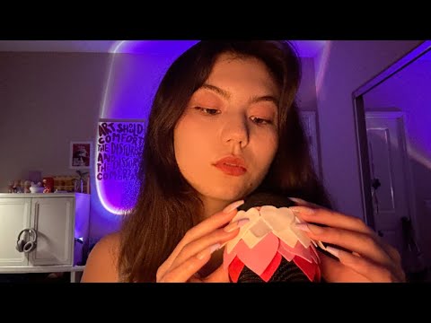 ASMR Tingly Triggers for Sleep (mic scratching, slow, fluffy)