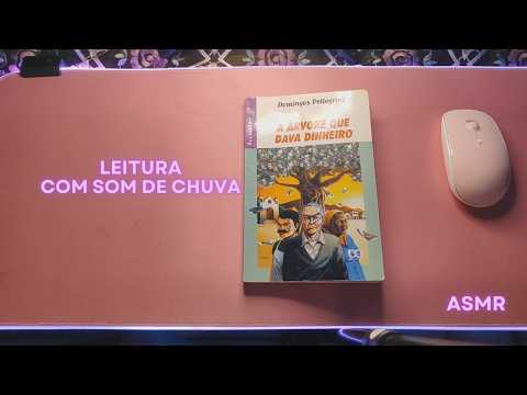 ASMR Lendo: A árvore que dava dinheiro / Sussurro e Voz suave + chuva