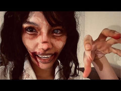 Zombie Does Your Makeup 🧟‍♀️ HORROR ASMR 