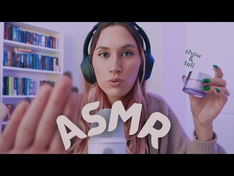 ASMR Show and Tell Skincare and Makeup Haul