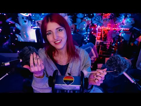 You will tingle ✨(visuals, brushing, ear cleaning, breathing) | NO Talking ASMR