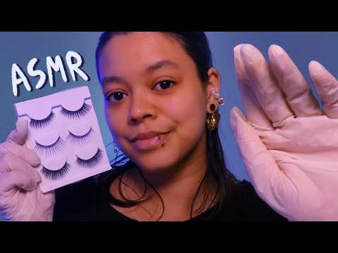Je te pose des faux cils 👁️👁️ | ROLEPLAY ASMR FR