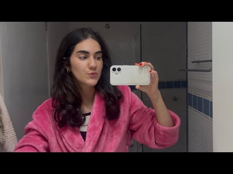 ASMR tapping na tela e no espelho até a minha bateria acabar