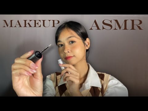 ASMR Introvert Girl Does Your Makeup for a Date🤍RP (Personal Attention, Layered & Mouth Sound)