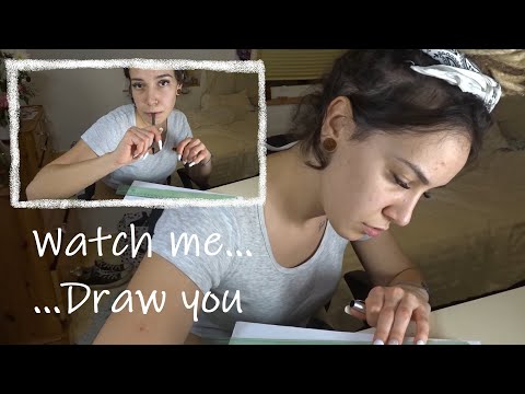 ♥ ASMR ♥ Drawing You • Role-Play • (Personal attention)