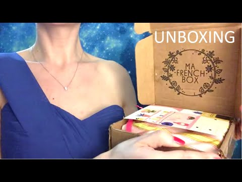 ASMR - Unboxing Mafrenchbox Juillet * gourmandise assurée