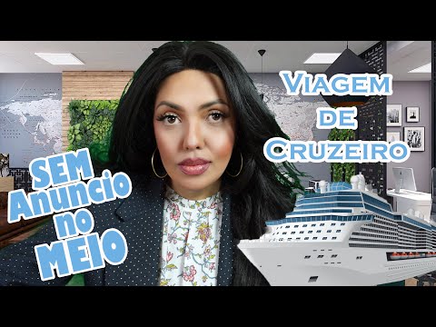 ASMR Agência de Viagem | Cruzeiro pro Caribe #Vozsuave #SomdeTeclado