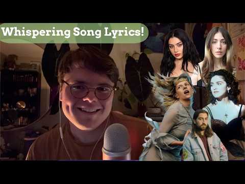 Whispering the Lyrics to Some of My Favourite Songs (Charli XCX, Madonna, Aurora etc) |Eclectic ASMR